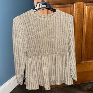 SHEIN long sleeve baby doll top